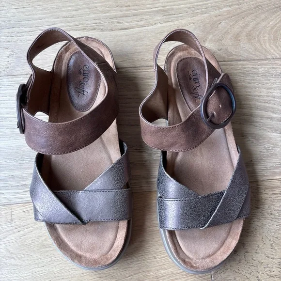 Sofft eurosoft galisna sandals womens petite large 9 excellent condition - Picture 2 of 2